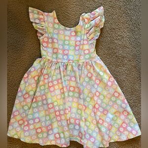 Ollie Jay Hippie Flower Dress 4T